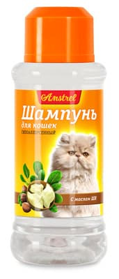 Шампунь для кошек гипоаллергенный с маслом ши "Amstrel" для кошек
