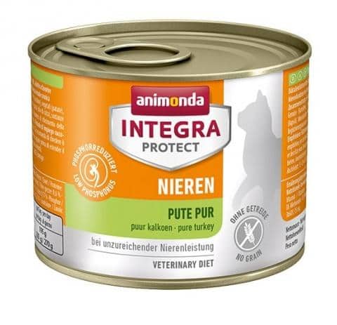 Пресервы для кошек при заболевании почек  Animonda INTEGRA Protect Nieren (индейка) 