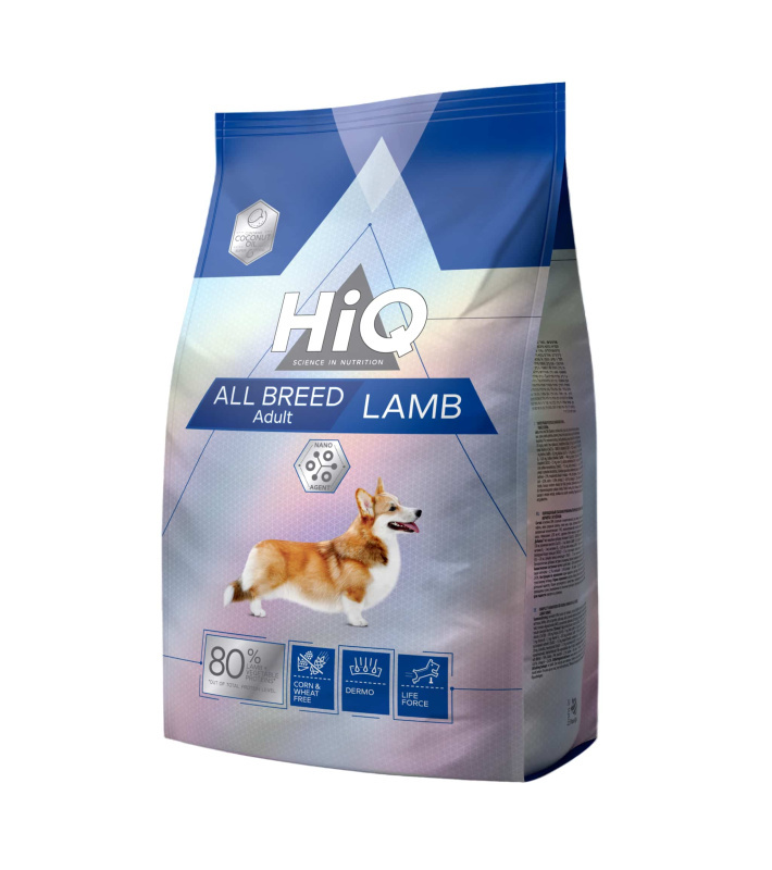 Каталог Сухой корм для собак HiQ Adult All Breed (ягненок) для собак