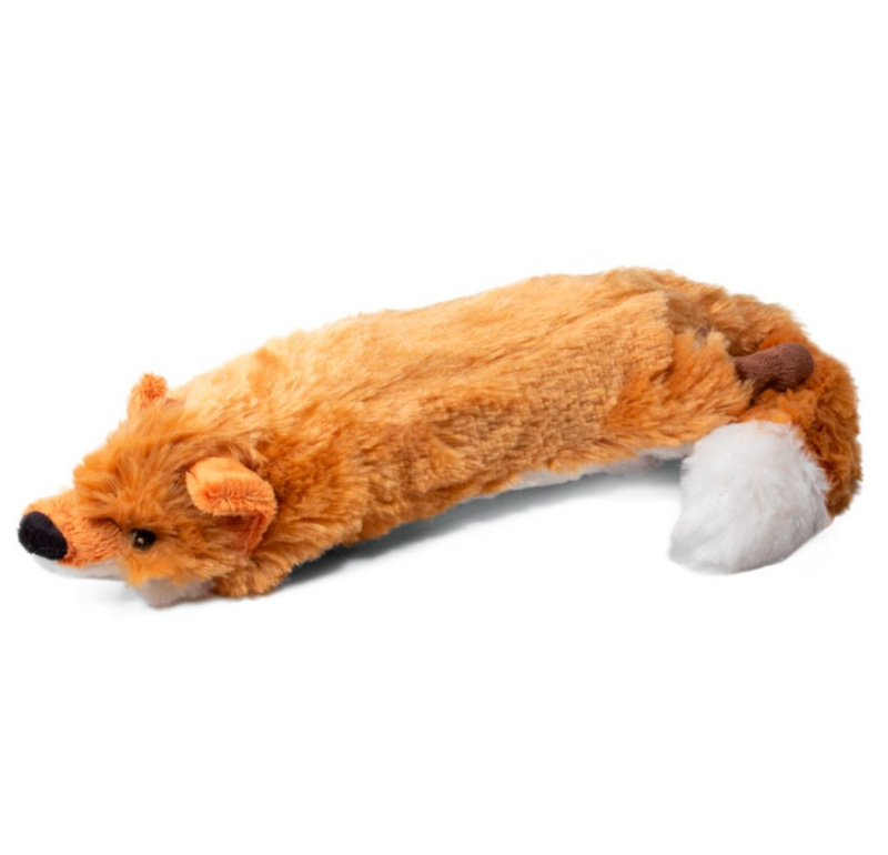 Gigwi Игрушка для собак Лиса с большой пищалкой, серия CATCH & FETCH