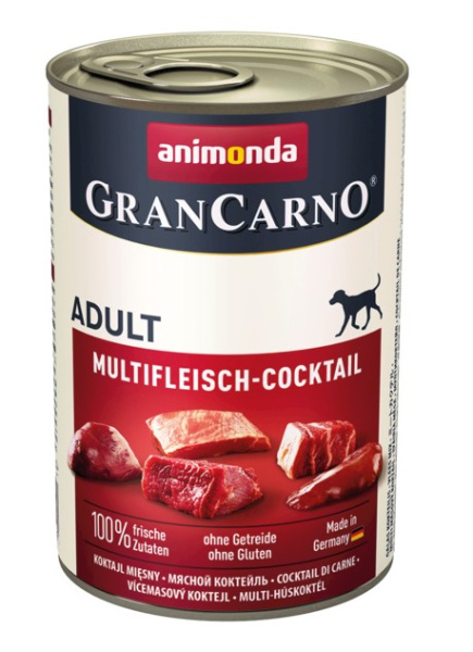 Консервы для собак Animonda Gran Carno Fleisch Adult (мультимясной коктель)