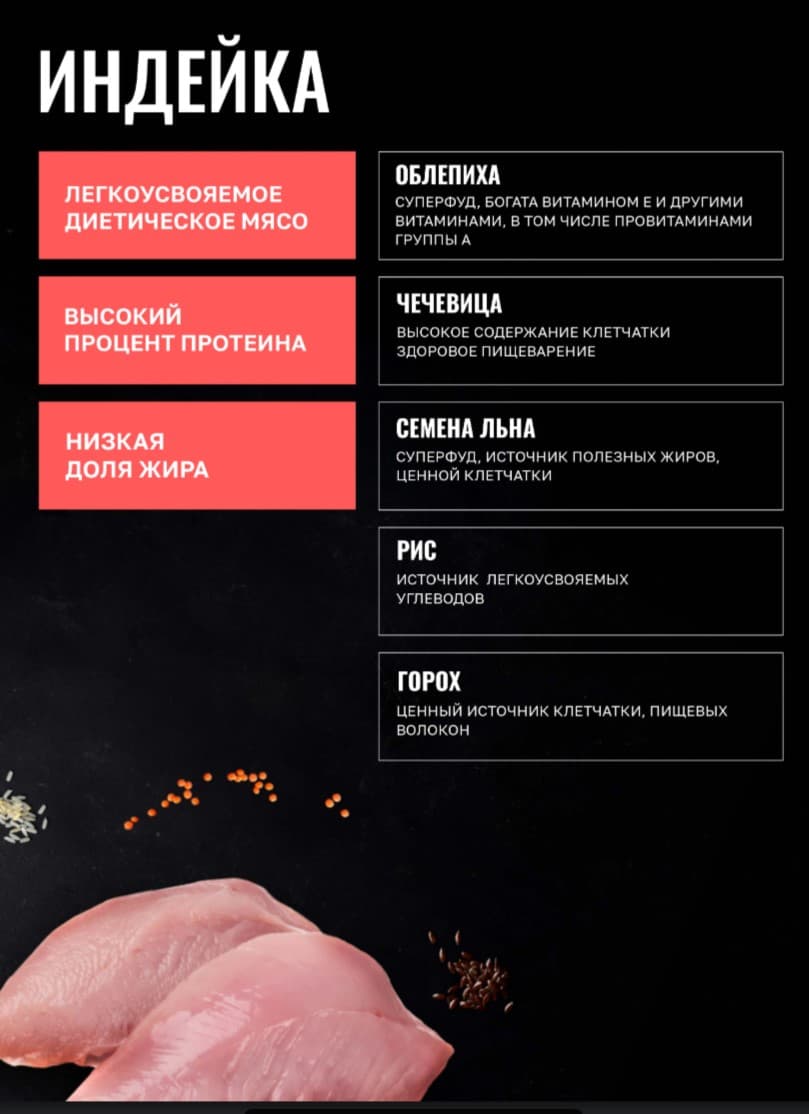 Сухой корм для кошек Одно Мясо Adult Cat (индейка)