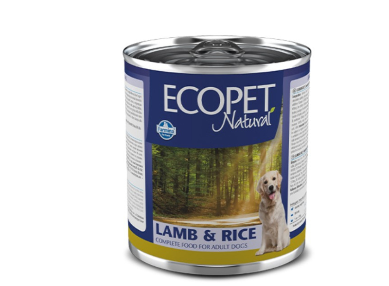 Влажный корм для собак Farmina Ecopet Natural Dog (ягненок, рис)