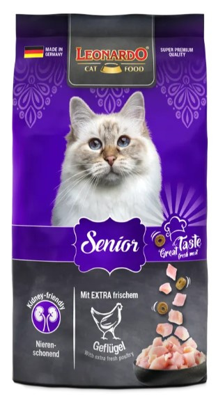 Сухой корм для кошек Leonardo Senior Adult Cat