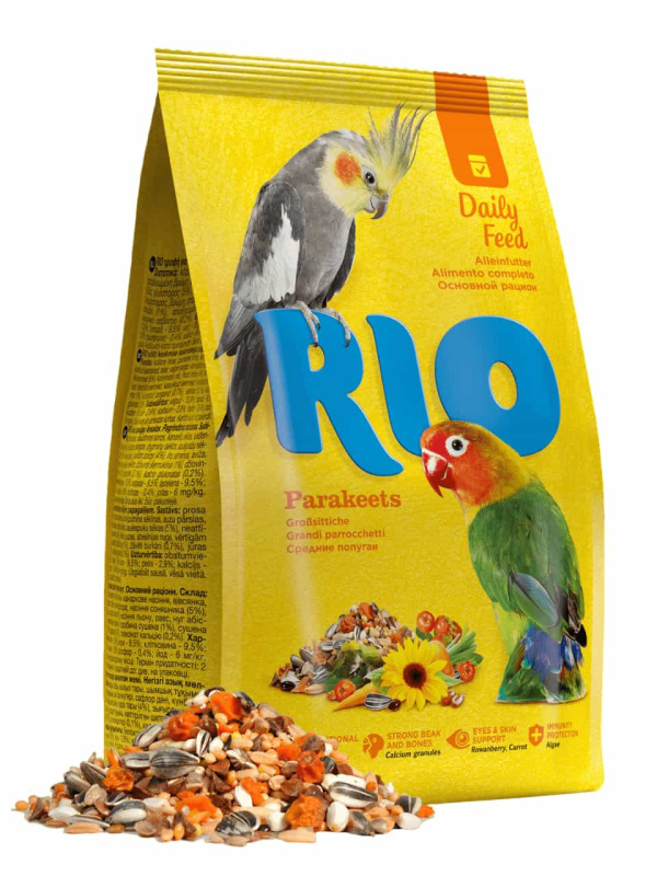 Корм для средних попугаев RIO