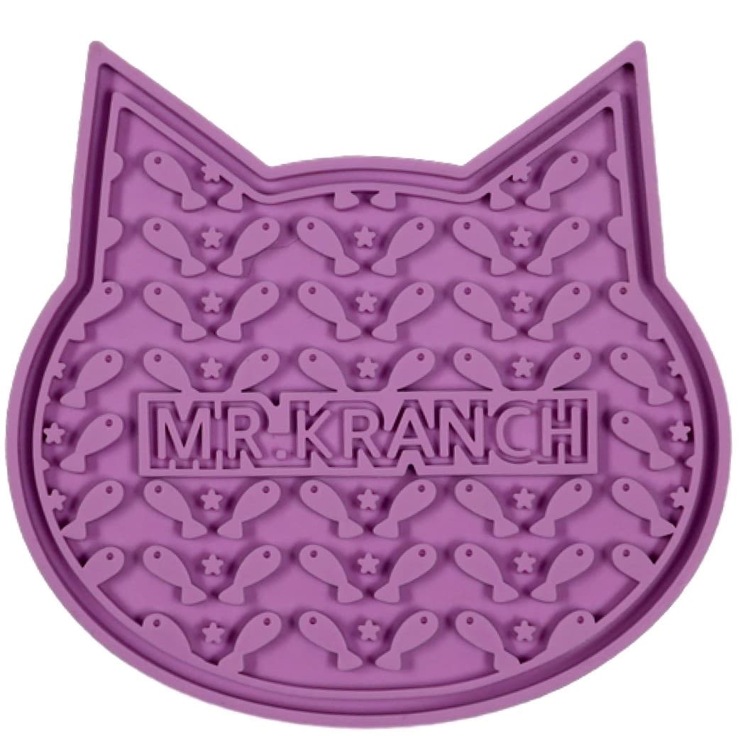 Лизательный коврик для собак Mr.Kranch для медленного поедания силиконовый 12 х 12 см