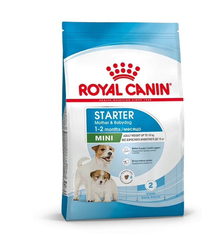 Каталог Сухой корм для щенков Royal Canin Mini Starter для собак