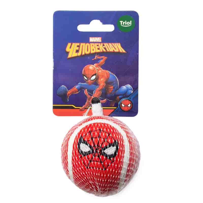 Игрушка для собак Triol-Disney Marvel Человек Паук «Мяч теннисный» 70 мм (12191174)