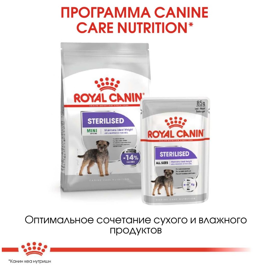 Сухой корм для собак Royal Canin Mini Sterilised