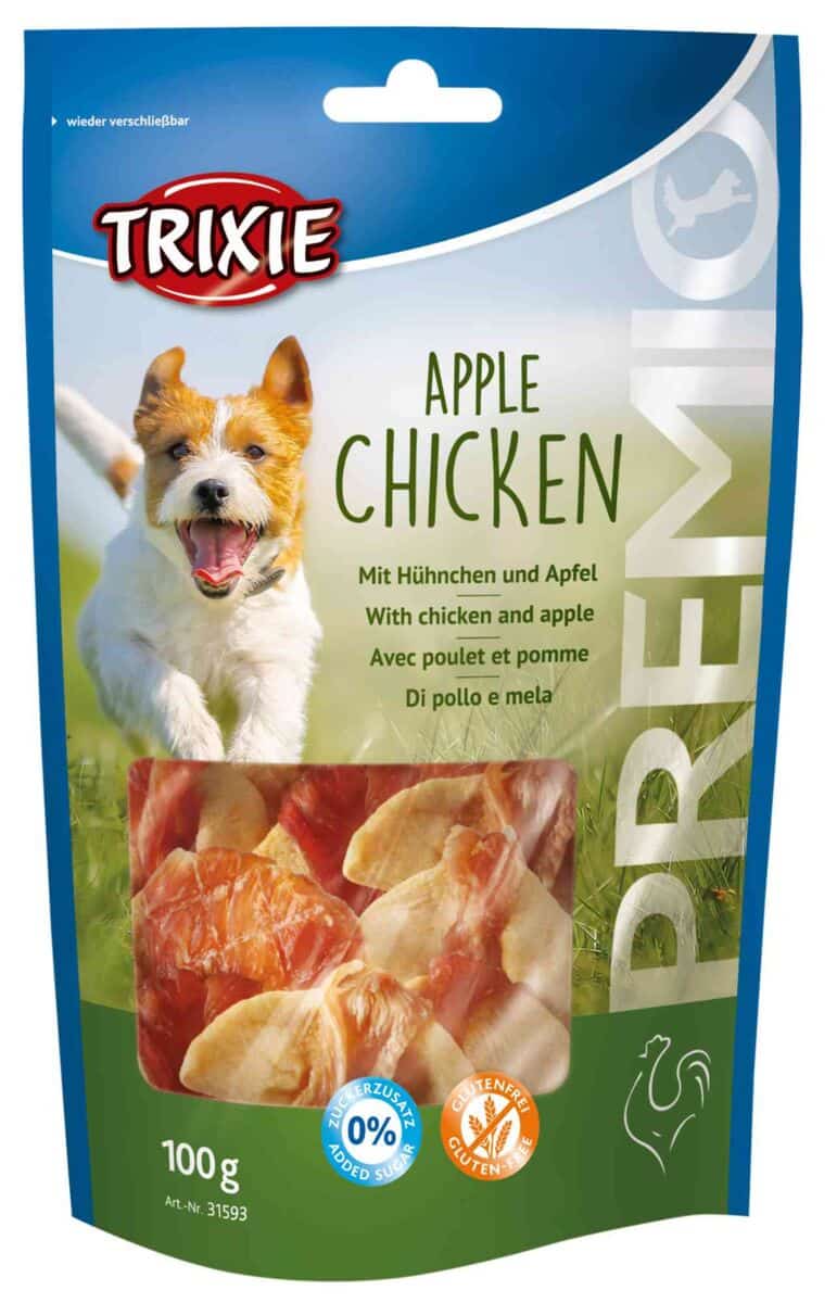 Угощения для собак Кусочки с курицей и яблоком TRIXIE PREMIO