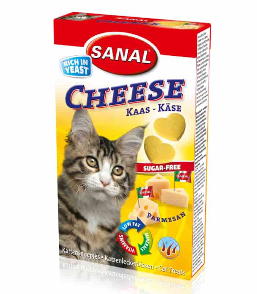 Мультивитаминное лакомство Sanal с сыром 30 г.