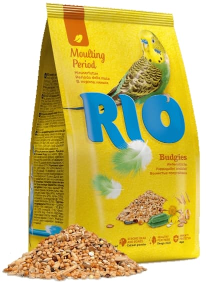 Корм для волнистых попугаев в период линьки "Rio"