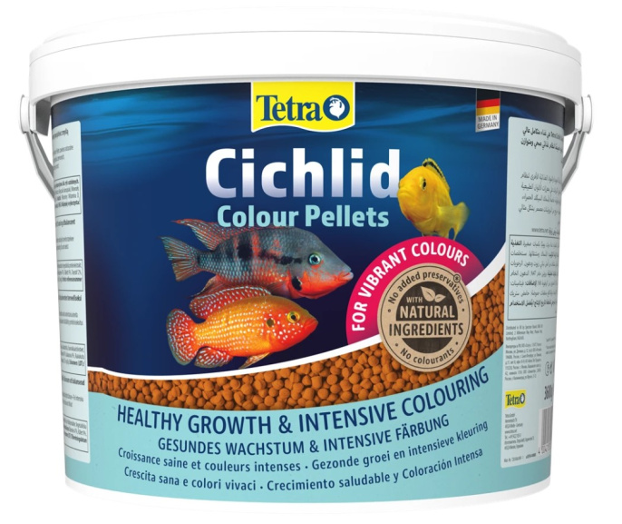 Корм для всех видов цихлид Tetra Cichlid Colour Pellets