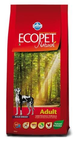 полнорационный корм для крупных пород собак Сухой корм для собак Farmina Ecopet Natural Adult Maxi 12 кг