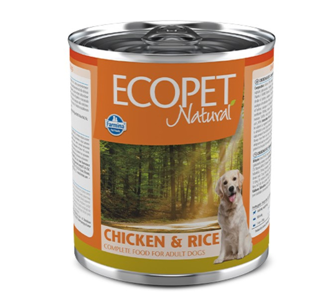 Влажный корм для собак Farmina Ecopet Natural Dog (курица, рис)