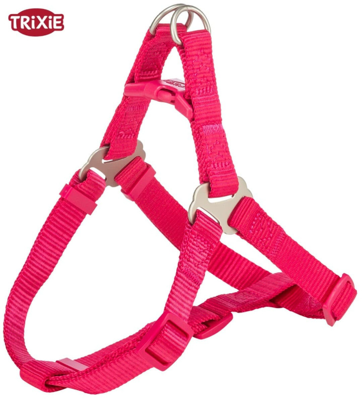 Шлея для собак TRIXIE Premium One Touch harness (фуксия)