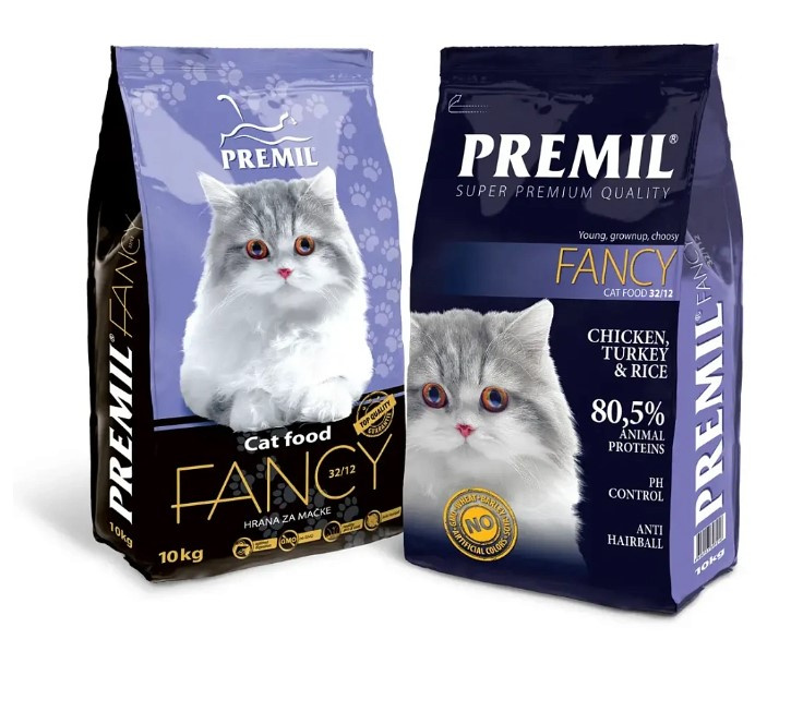 Сухой корм для кошек Premil Fancy SuperPremium Adult Cat (цыпленок, индейка)