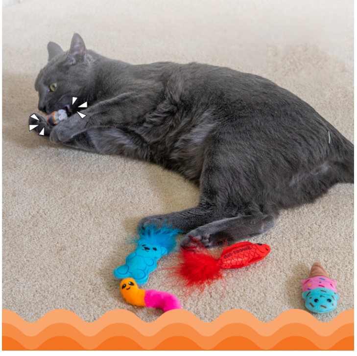 Игрушка для кошек Catstages Dental Вкусняшки с кошачьей мятой