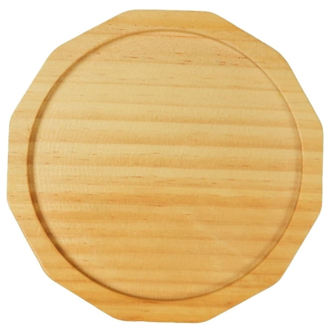 Миска Mr.Kranch Bamboo керамическая белая на бамбуковой подставке