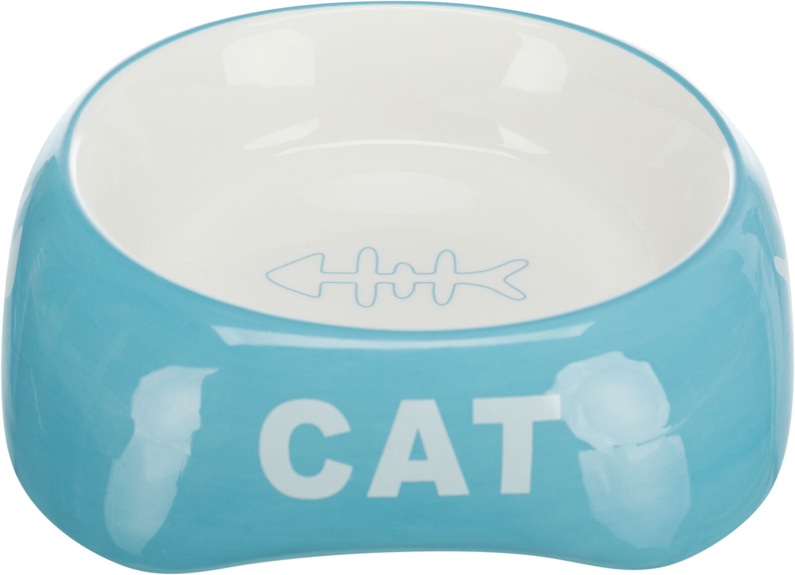 Trixie Миска керамическая для кошек с рисунком Cat