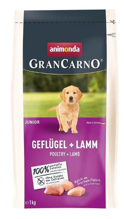 Каталог Сухой корм для собак Animonda GranCarno Junior (домашняя птица, ягненок) для собак