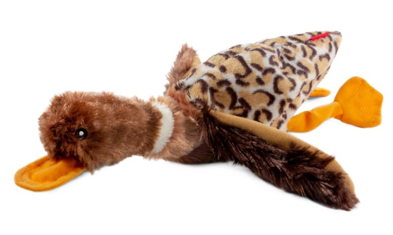 Игрушка для собак GiGwi Plush Friendz Шкурка утки с пищалкой