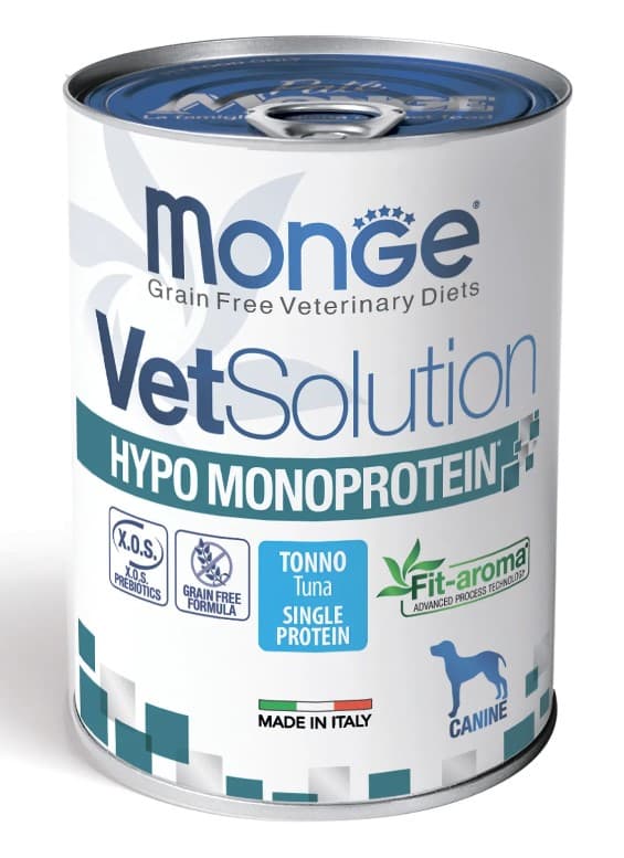 Корм для собак Monge VetSolution Hypo Monoprotein Dog TUNA (тунец)