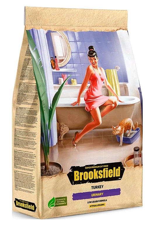 Сухой корм для кошек BROOKSFIELD Low Grain Urinary Adult Cat (индейка, рис)