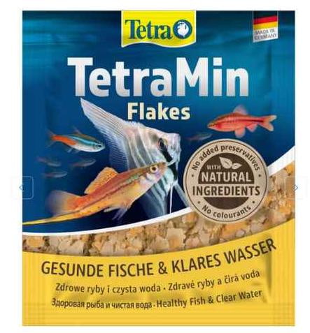 Корм для аквариумных тропических рыб TetraMin Flakes