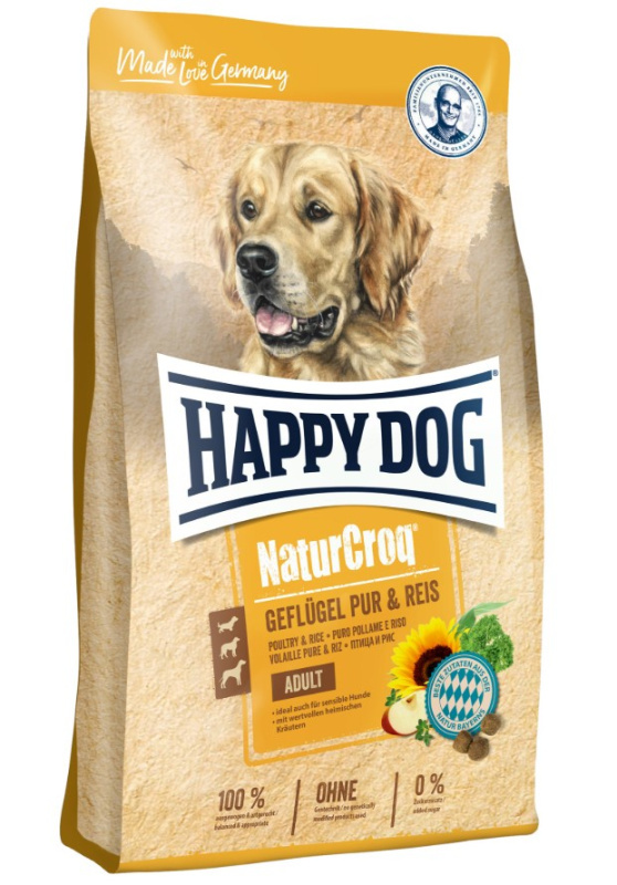 Каталог Сухой корм для собак HAPPY DOG NaturCroq Geflügel Pur & Reis для собак