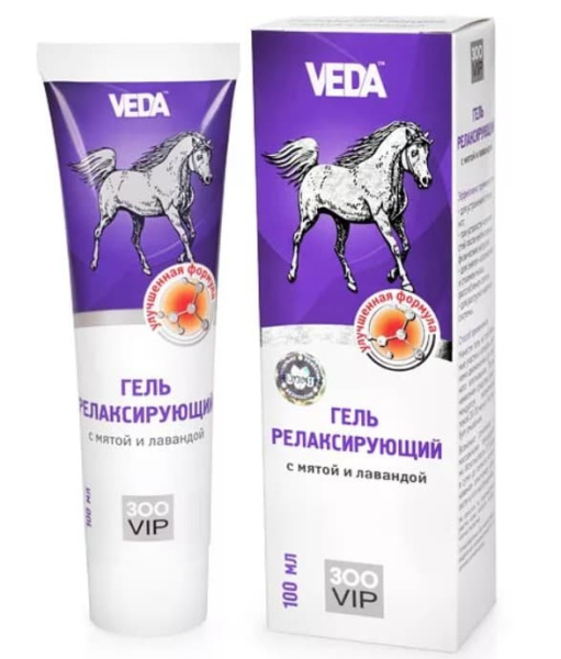 Гель релаксирующий с мятой и лавандой VEDA ЗООVIP