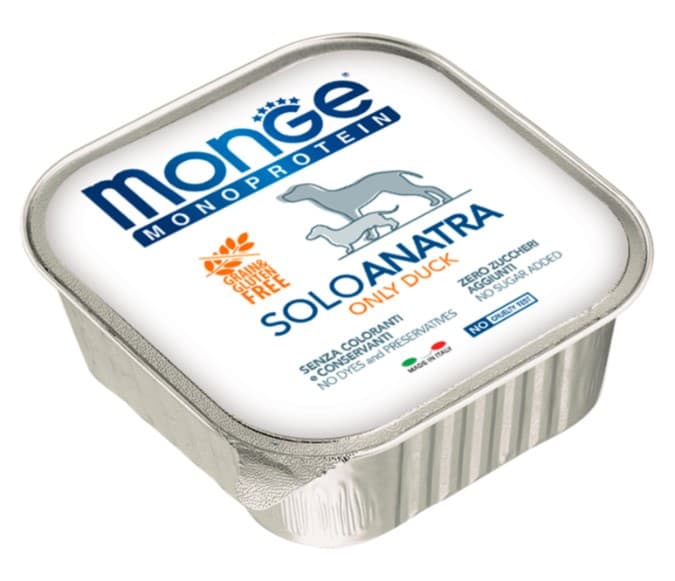 Паштет для собак Monge Dog Monoprotein Adult Duck (утка)