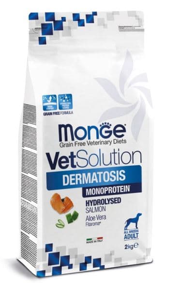 Диетический корм для собак Monge VetSolution Dermatosis Dog