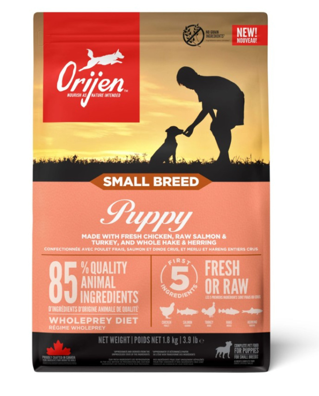 Каталог Сухой корм для щенков ORIJEN Puppy Small Breed Dog (курица) для собак