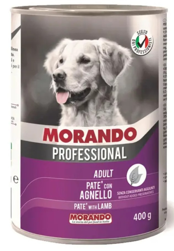 Паштет для собак Morando Сane Professional Adult Dog (ягненок) 