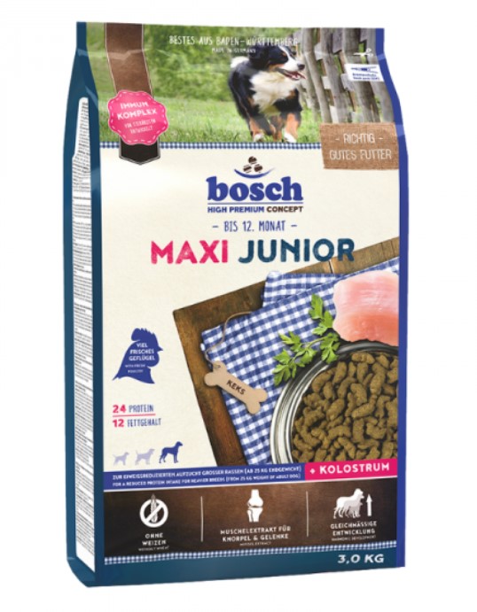 Каталог Сухой корм для щенков Bosch Maxi Junior для собак
