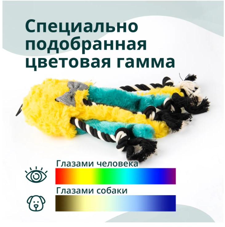 Игрушка для собак Elder Club Медуза (разноцветный)