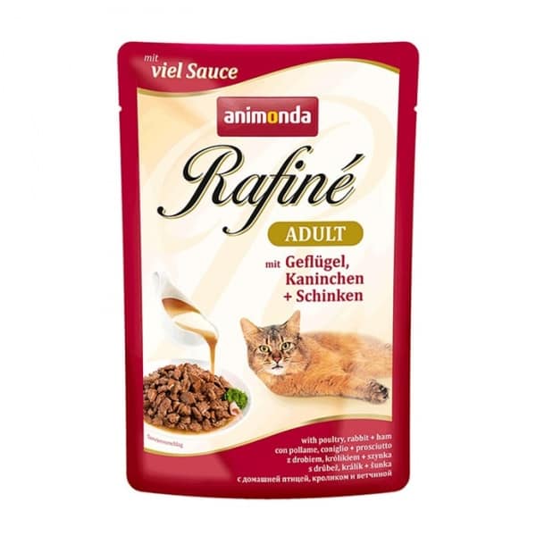 Пресервы Animonda Rafine Adult (птица, кролик, ветчина) 