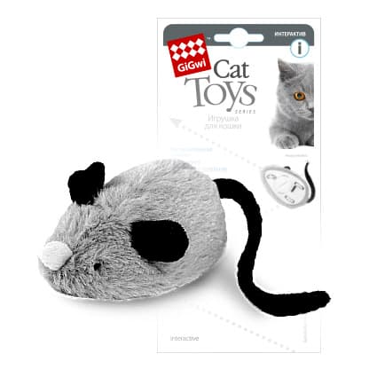 Игрушка для кошек GiGwi "Мышка" (75240)