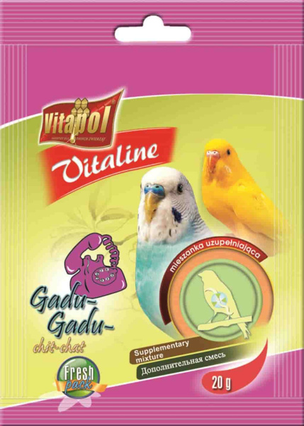 Vitapol "VITALINE" витаминная добавка для волнистых попугаев "Чик-Чирик"