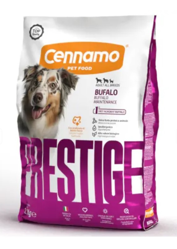 Каталог Сухой корм для собак Cennamo Prestige PRD Adult All Breeds Bufalo (буйвол) для собак