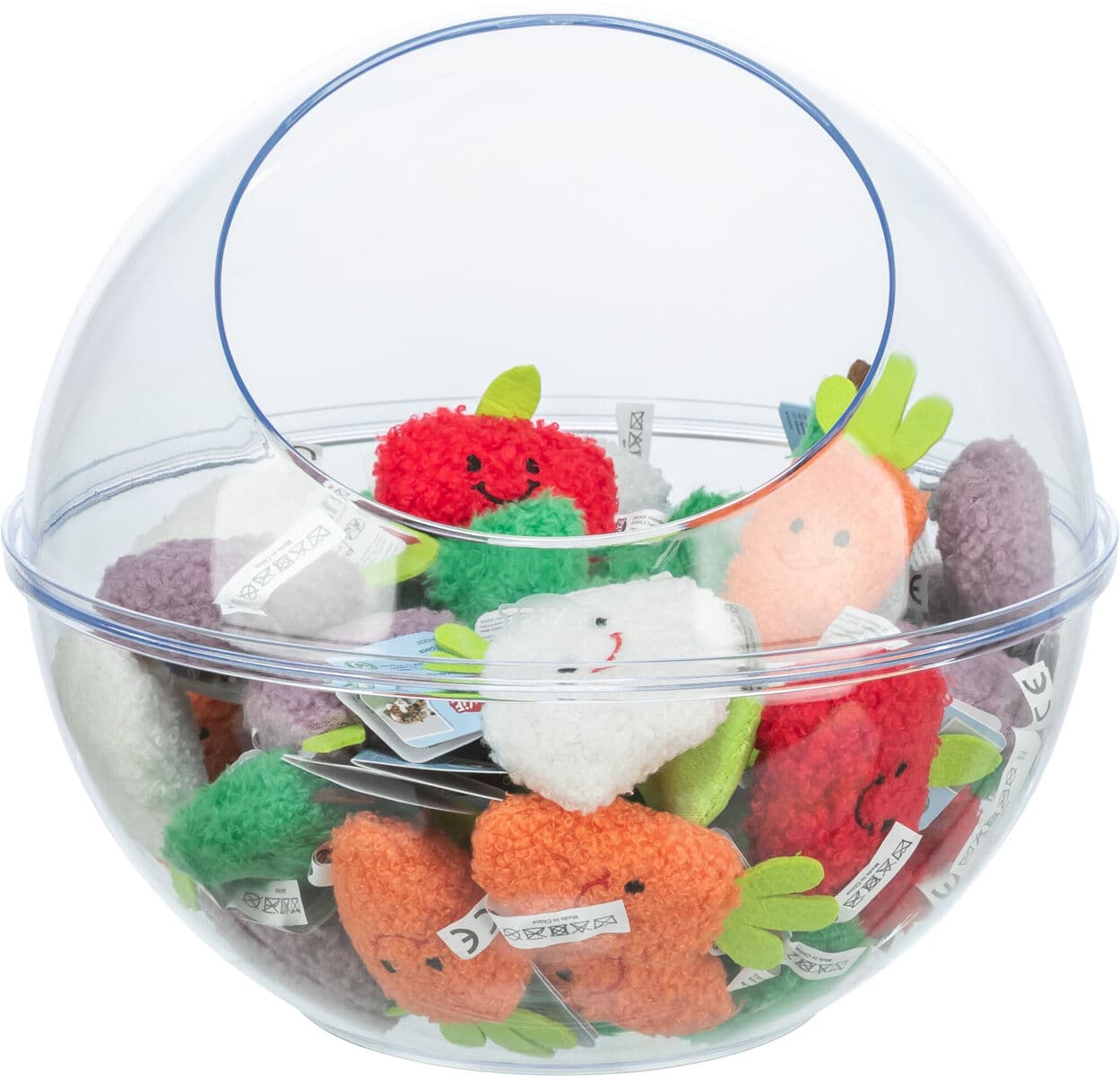 Игрушка для кошки TRIXIE "Фрукты и овощи", шурш., полиэстер/кошачья мята, в ассорт.