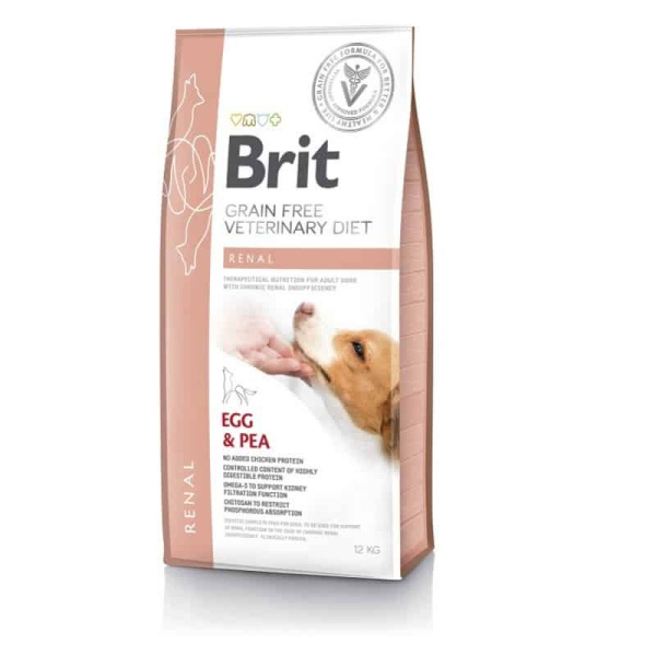 Каталог Сухой корм для собак Brit VDD Renal Egg & Pea 2 кг (528196) для собак