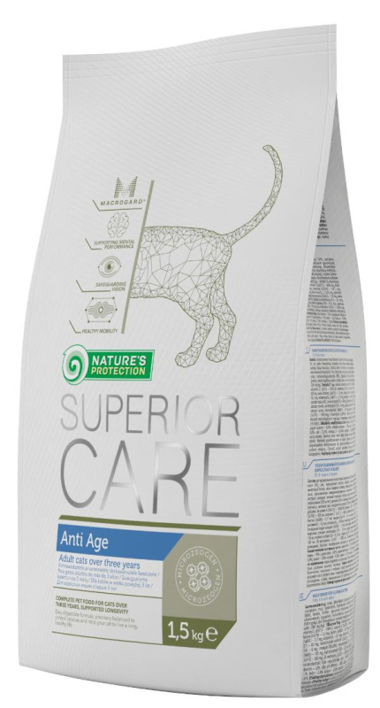 Сухой корм для кошек Nature's Protection Anti Age Cat