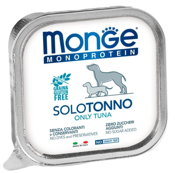 Еда для собак Monge Dog Monoprotein Adult Tuna (тунец)