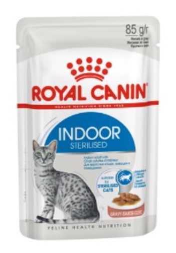 Пресервы для кошек Royal Canin INDOOR STERILISED в соусе