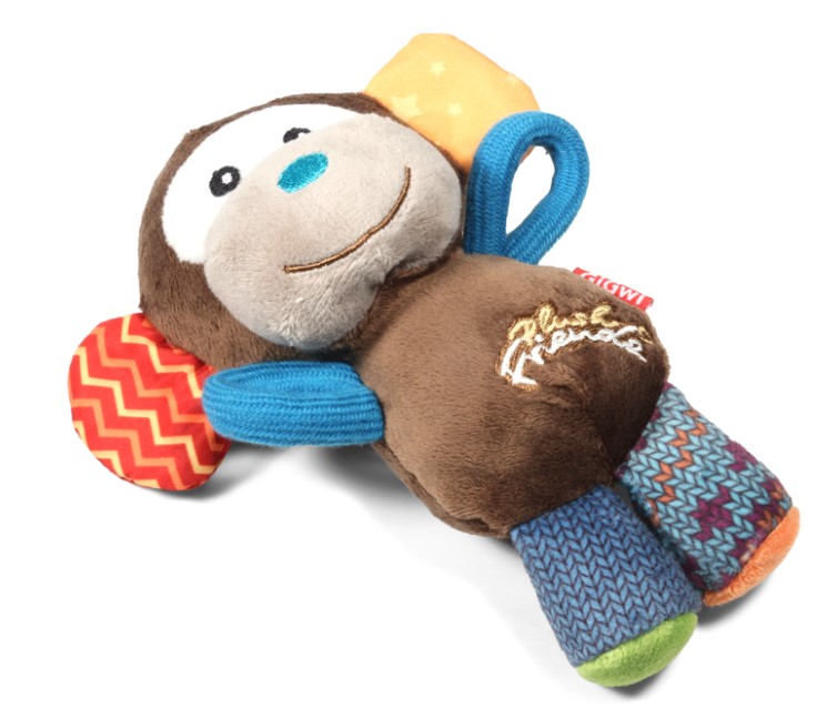 Игрушка для собак GiGwi Plush Friendz Обезьянка с пищалкой