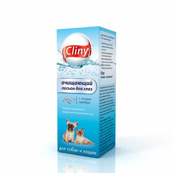 Очищающий лосьон для глаз Cliny для кошек