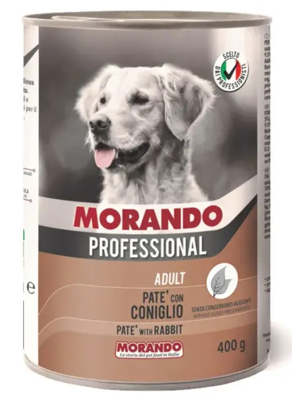 Паштет для собак Morando Сane Professional Adult Dog (кролик) 
