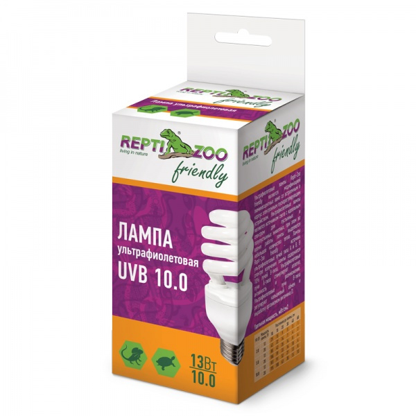 Лампа УФ UVB 10.0 Friendly Repti-Zoo